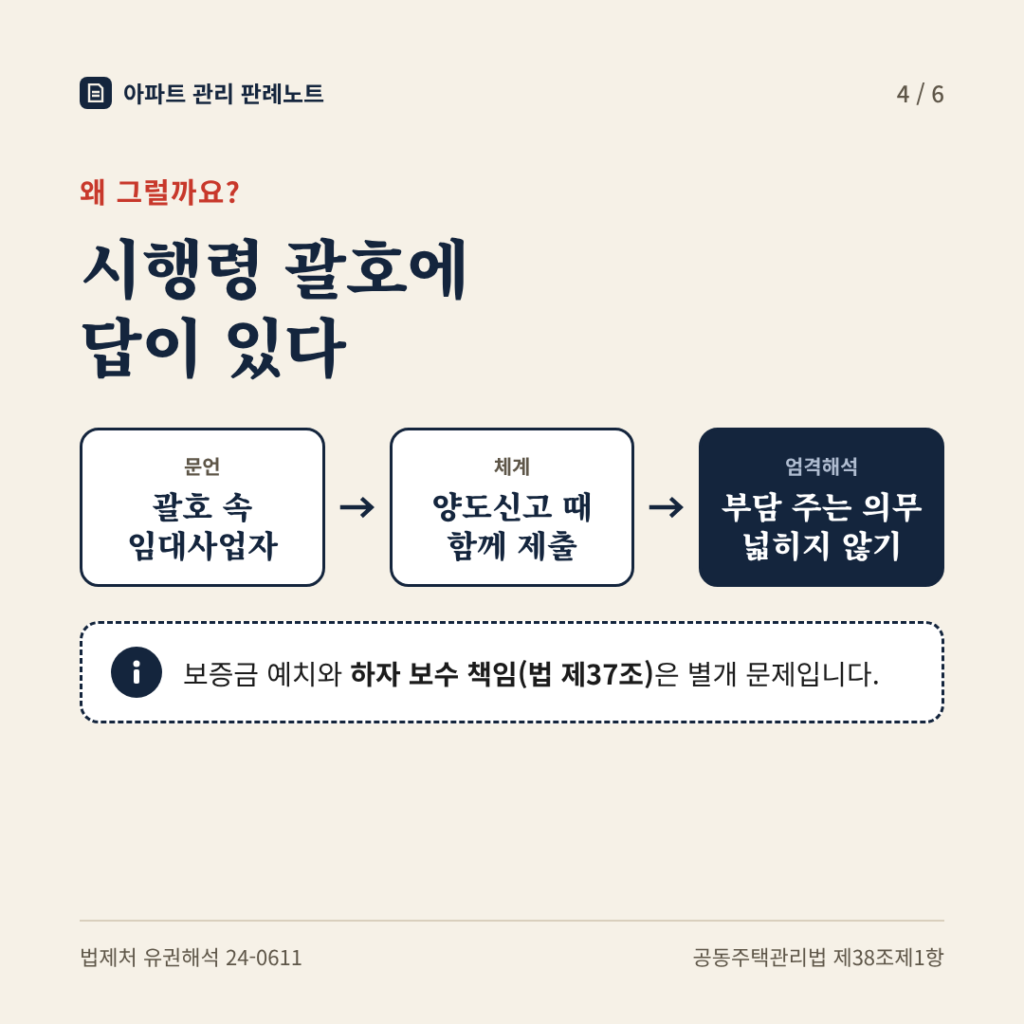 이유: 시행령 괄호에 답이 있다
